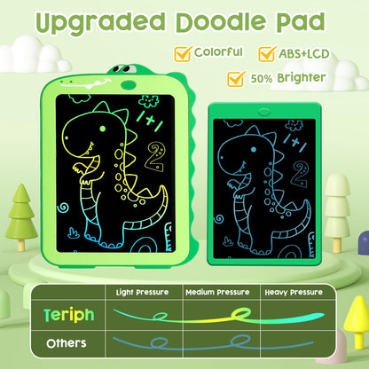 Teriph LCD Writing Tablet for Kids, Colorful Toddlers Toys Drawing Board, Educational Kid Toys, Doodle Pad Dinosaur Toys for 3 4 5 6 7 8 Year Old Boys Girls Birthday Party Christmas Gifts,8.5inch