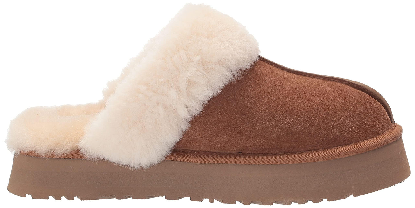 UGG Women's Disquette Slipper, Chestnut, 8