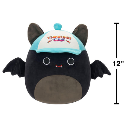 Squishmallows Original “Stranger Things” 12in Emily The Bat Plush - Official Jazwares Plush (Medium-Sized)