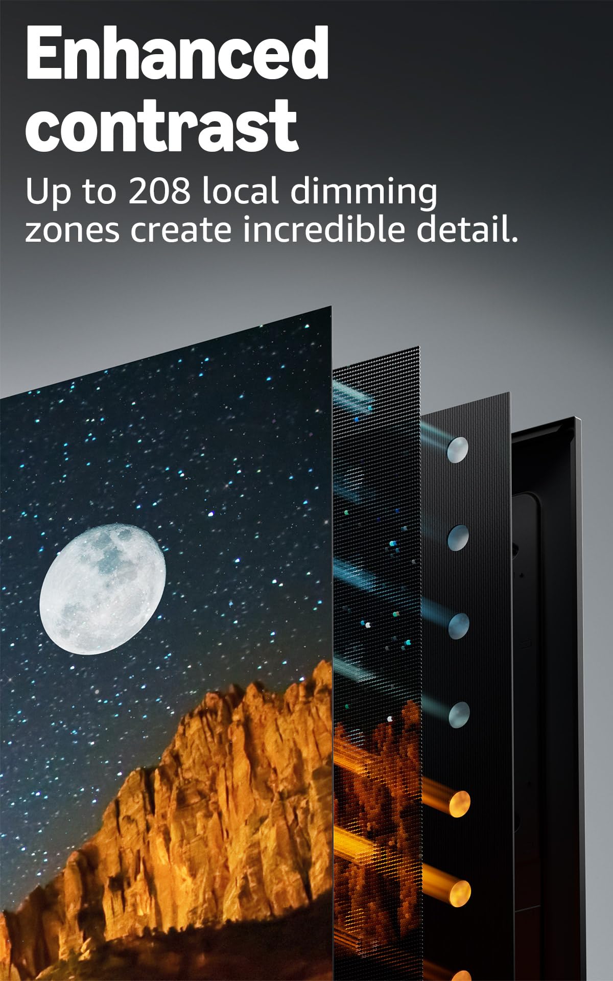 Amazon Fire TV 75" Omni QLED Series (newest model), 4K Ultra HD smart TV, HDR10+, Dolby Vision, Dolby Audio, quad-core processor, hands-free with Alexa