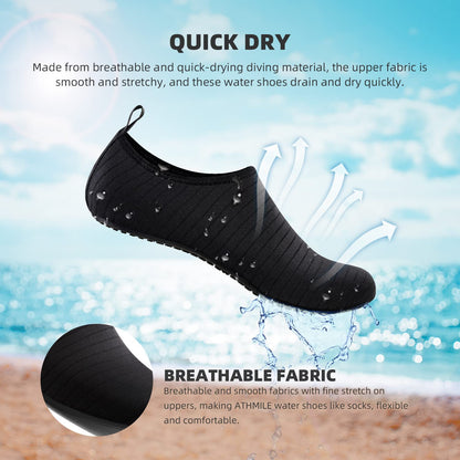 Water Shoes for Women Men Cruise Ship Essentials Accessories Beach Camping Gear Swim Item Supplies Must Haves Pool Gear Summer Adult Youth Size 10-11 Women/9-10 Men