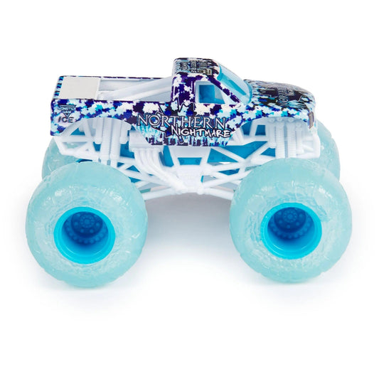 Monster Jam 2024 Fire & Ice 1:64 Diecast Monster Truck 2-pack Zombie & Northern Nightmare