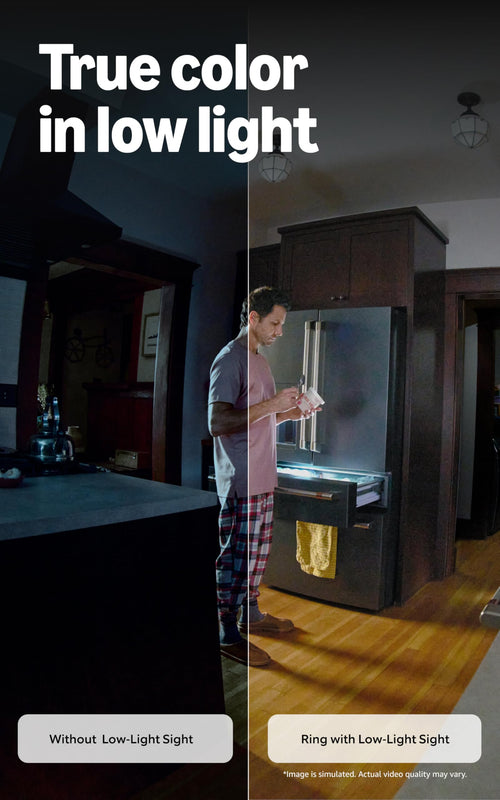 Ring Indoor Cam Plus (Newest Model) — Retinal 2K for crisp, true-to-life video quality, 4x Enhanced Zoom, Low-Light Sight, White