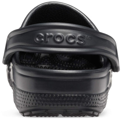 Crocs Unisex-Adult Classic Clogs, Black, 12 Men/14 Women