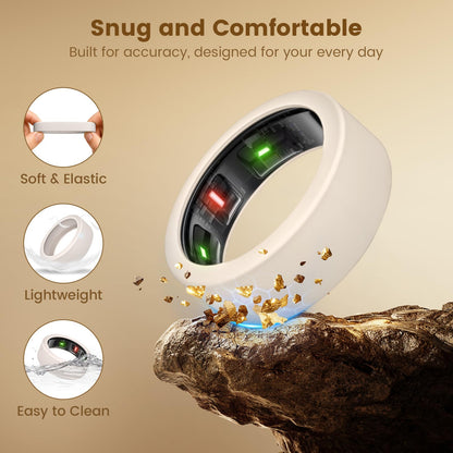 BandRain 15 Pack Ultra-Thin Ring Covers Compatible with Oura Ring Gen 4/4 Ceramic/3 Cover, Anti-Scratch Silicone Protector Accessories for ULTRAHUMAN AIR/RingConn Gen 2/Gen 2 Air for Women Men