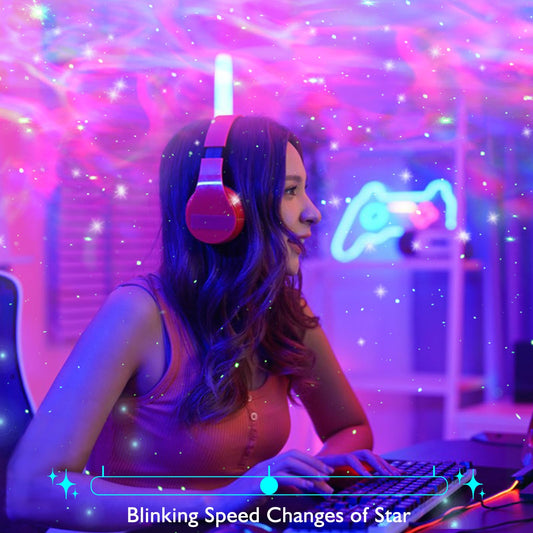 Astronaut Galaxy Projector, Star Projector, Astronaut Light Projector with 8 Colors LED Nebula, Starry Night Light Projector with Remote, Kids Room Decor, Gifts for Kids, Friends, Birthday Game Party