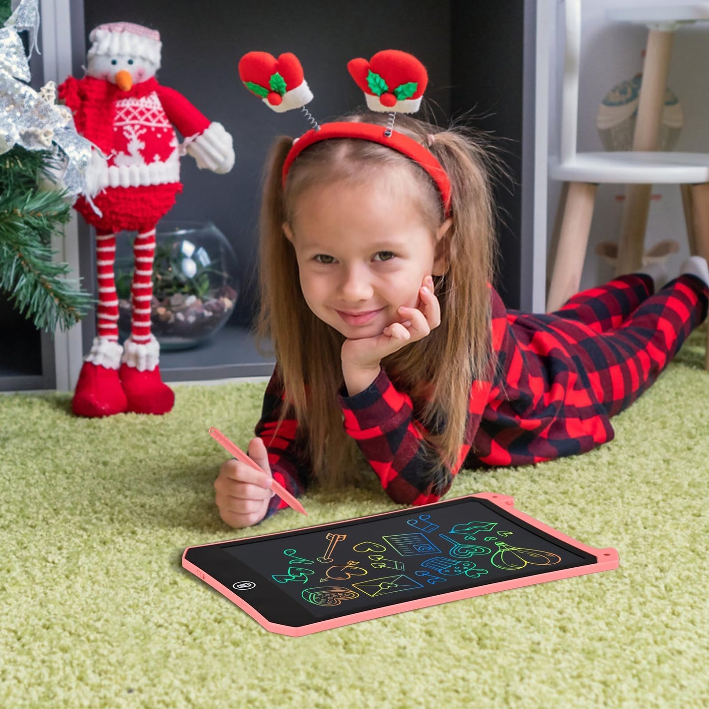 EooCoo Toddler Toys, LCD Writing Tablet for Kids 2 Pack, Kids Stocking Stuffers Toddler Travel Essentials Drawing Pad, No Mess Coloring Books, Road Trip Activities, Age 3-5 Boy Girl Gifts - 8.5 Inch