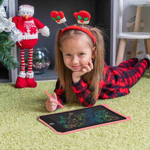 EooCoo Toddler Toys, LCD Writing Tablet for Kids 2 Pack, Kids Stocking Stuffers Toddler Travel Essentials Drawing Pad, No Mess Coloring Books, Road Trip Activities, Age 3-5 Boy Girl Gifts - 8.5 Inch