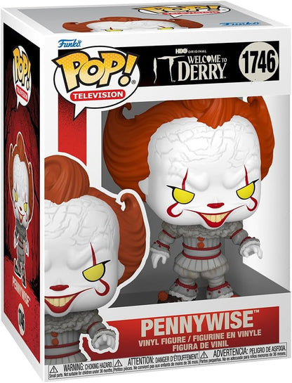 Funko Pop! TV: Welcome to Derry - Pennywise - IT - Collectable Vinyl Figure - Gift Idea - Official Merchandise - Toys for Kids & Adults - Horror Fans - Model Figure for Collectors and Display