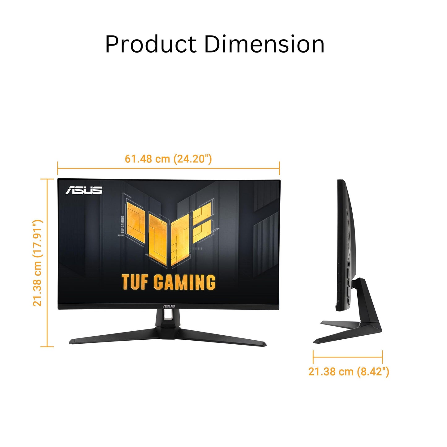 ASUS TUF Gaming 27” 4K HDR Monitor (VG27UQ1A) – 160Hz, 1ms, Extreme Low Motion Blur Sync, NVIDIA G-SYNC Compatible, AMD FreeSync Premium, 95% DCI-P3, DisplayWidget, 3 yr Warranty