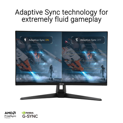 ASUS TUF Gaming 27” 4K HDR Monitor (VG27UQ1A) – 160Hz, 1ms, Extreme Low Motion Blur Sync, NVIDIA G-SYNC Compatible, AMD FreeSync Premium, 95% DCI-P3, DisplayWidget, 3 yr Warranty