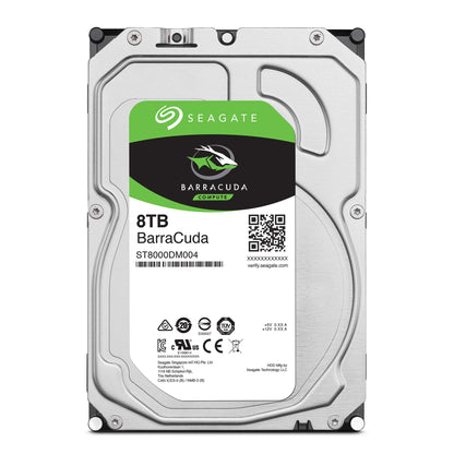 Seagate BarraCuda 8 TB Internal Hard Drive HDD – 3.5 Inch SATA 6 Gb/s, 5,400 RPM, 256 MB Cache for Computer Desktop PC (ST8000DMZ04/004)