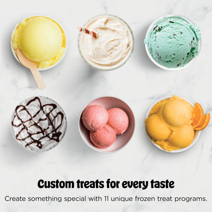 Ninja CREAMi Deluxe Ice Cream & Frozen Treat Maker for Ice Cream, Sorbet, Milkshakes, Frozen Yogurt, & More, 11-in-1, XL Capacity, Silver, Includes (2) Family-Sized 24 oz. Tubs, NC501