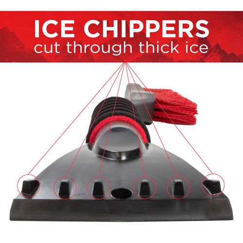 Mallory 532 26 Inch Snow Brush with Ice Scraper for Cars, Trucks, SUVs, RVs, and More (Colors May Vary)