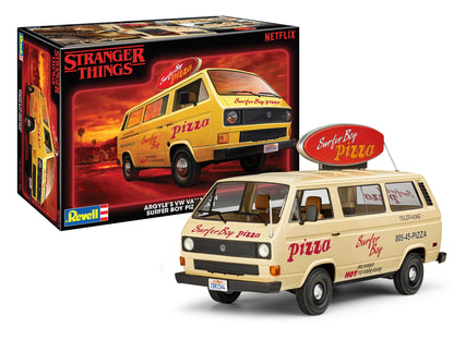 Revell 14559 Stranger Things VW T3 Surfer Boy Pizza Van 1:25 Scale 90-Piece Skill Level 3 Model Building Kit
