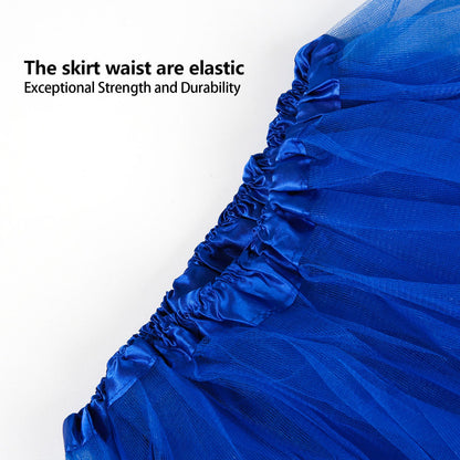 Tinyones 6 Pcs Women's Halloween Costume Accessories Set, Goggles/Yellow Beanie/Blue Dress/Blue Suspenders/Gloves/Yellow Stockings