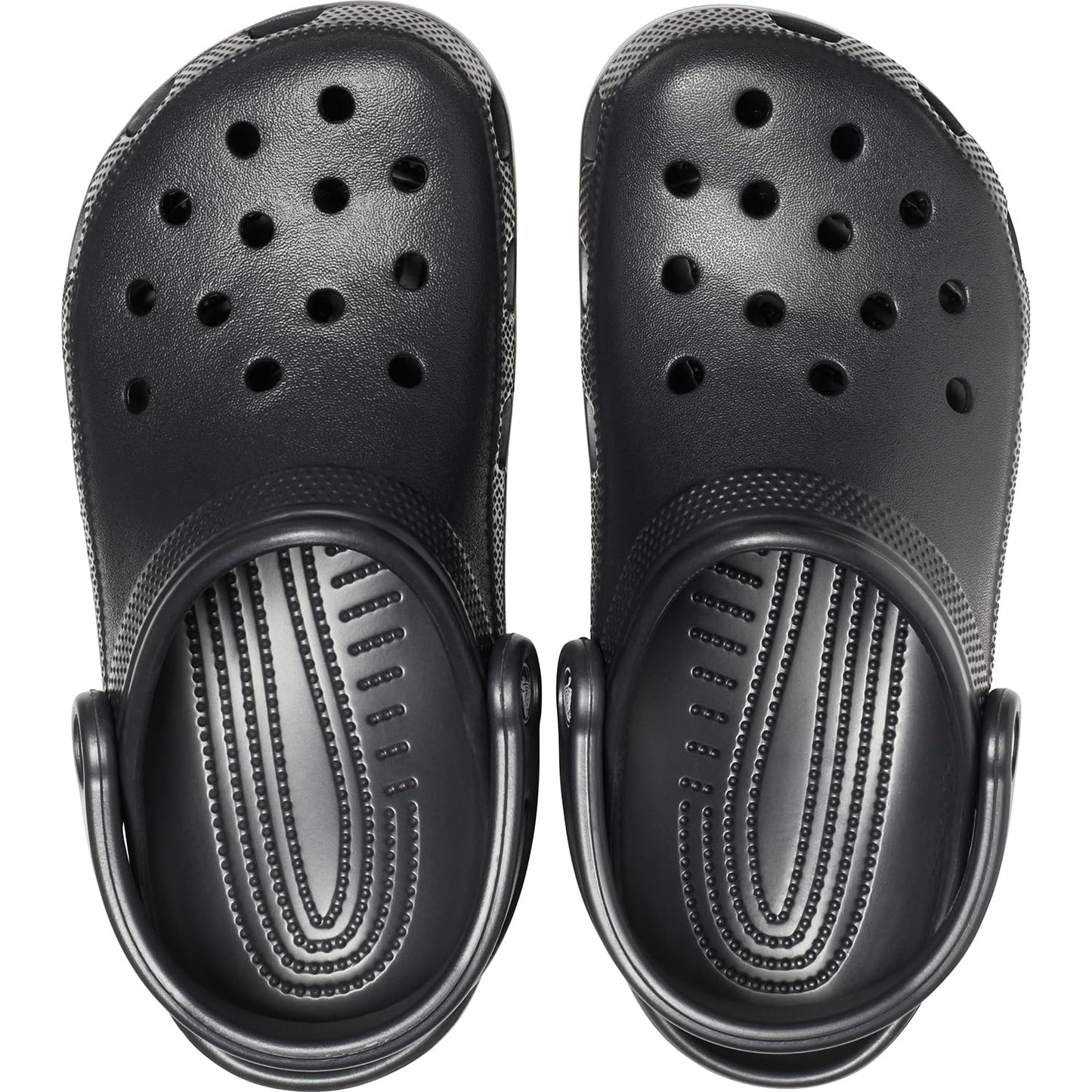 Crocs Unisex-Adult Classic Clogs, Black, 11 Men/13 Women
