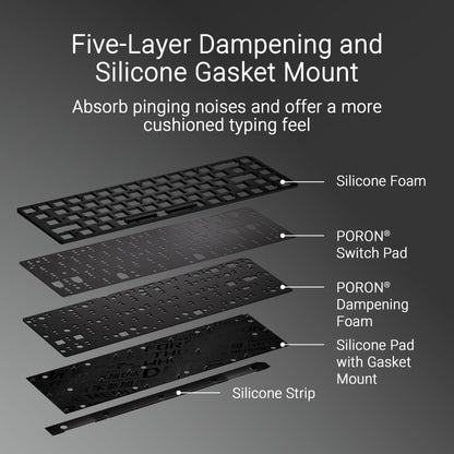 ASUS ROG Falchion Ace HFX Hall Effect Gaming Keyboard – 65% TKL, Dual USB-C, Magnetic Switches, Rapid Trigger, Speed Tap, 8000 Hz Polling, Touch Panel, Portable, Protective Cover, PBT Keycaps - Black