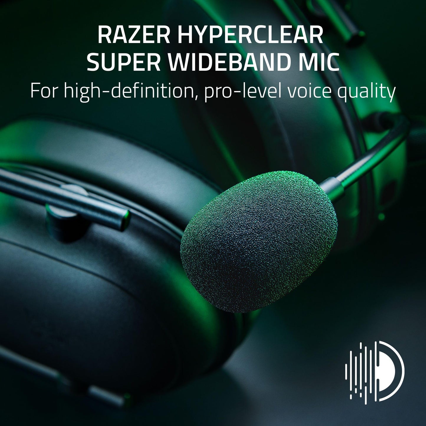 Razer BlackShark V2 HyperSpeed Wireless Gaming Headset: 2.4GHz, Bluetooth or USB - THX Spatial Audio - Titanium 50mm Drivers - 70 Hr Battery - for Xbox Series X, Series S, PS5, PC, Switch 2 - Black