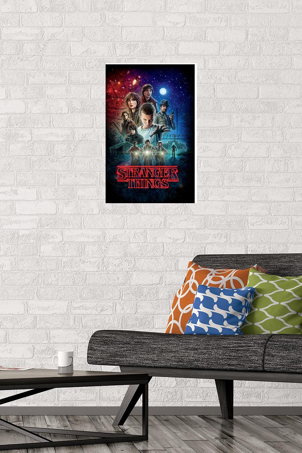 Trends International Netflix Stranger Things - One Sheet Wall Poster, 14.725" x 22.375", Multi