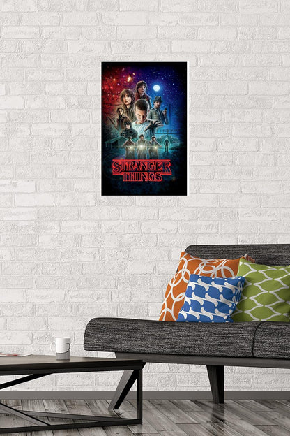 Trends International Netflix Stranger Things - One Sheet Wall Poster, 14.725" x 22.375", Multi
