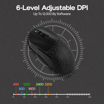 MechLands AJAZZ AK980 96% Gaming Keyboard with AJ199 Lightweight Gaming Mouse with Carbon Fiber Shell