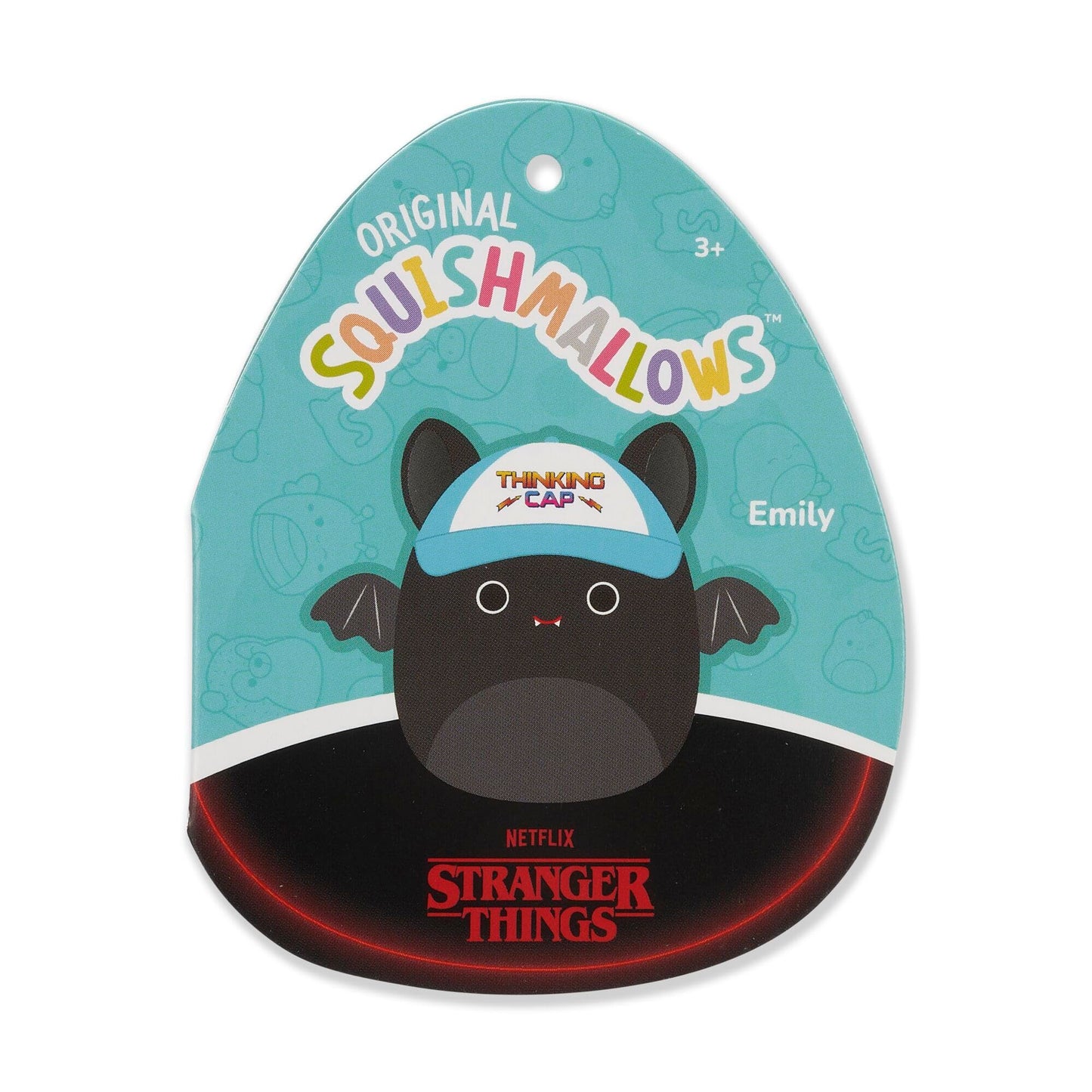 Squishmallows Original “Stranger Things” 12in Emily The Bat Plush - Official Jazwares Plush (Medium-Sized)