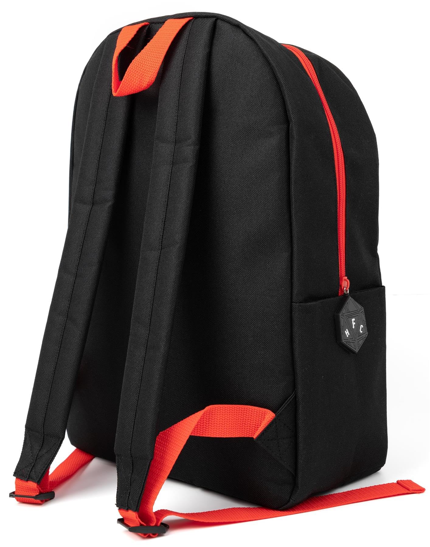 Stranger Things Hellfire Club Backpack | Black Rucksack with Adjustable Straps | Netflix Series Organised Luggage School Bag