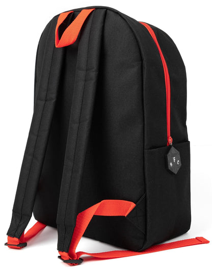 Stranger Things Hellfire Club Backpack | Black Rucksack with Adjustable Straps | Netflix Series Organised Luggage School Bag