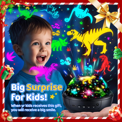 COOLNIGHT Night Light for Kids, 93 Lighting+3 Films Kids Night Light Projector, Remote+Dimmable Star Projector,360°Slient Ceiling Stars Glow in The Dark Stars, Boys Christmas Gifts for 4 Year Old Boy