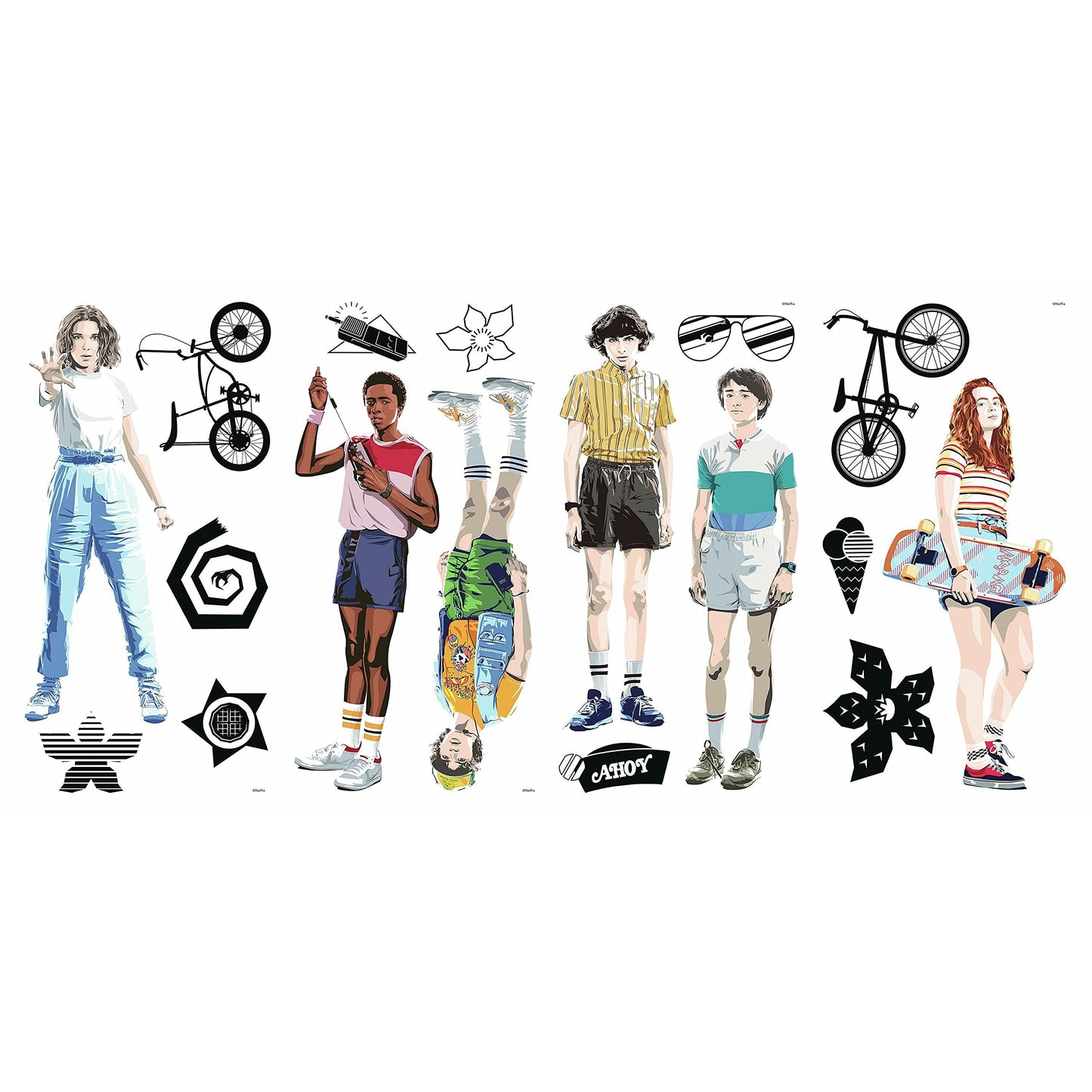 RoomMates RMK4675SCS Stranger Things Peel and Stick Wall Decals