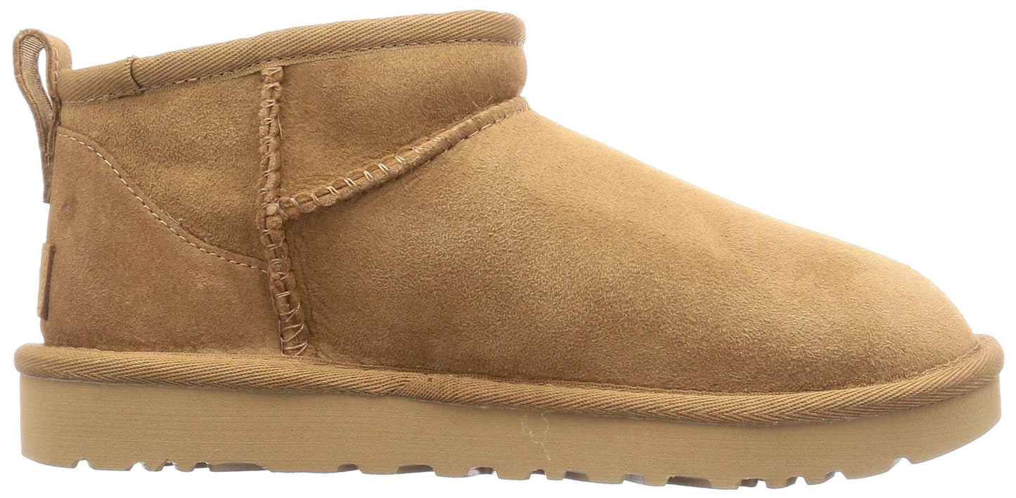 UGG Women's Classic Ultra Mini Boot, Chestnut, 08