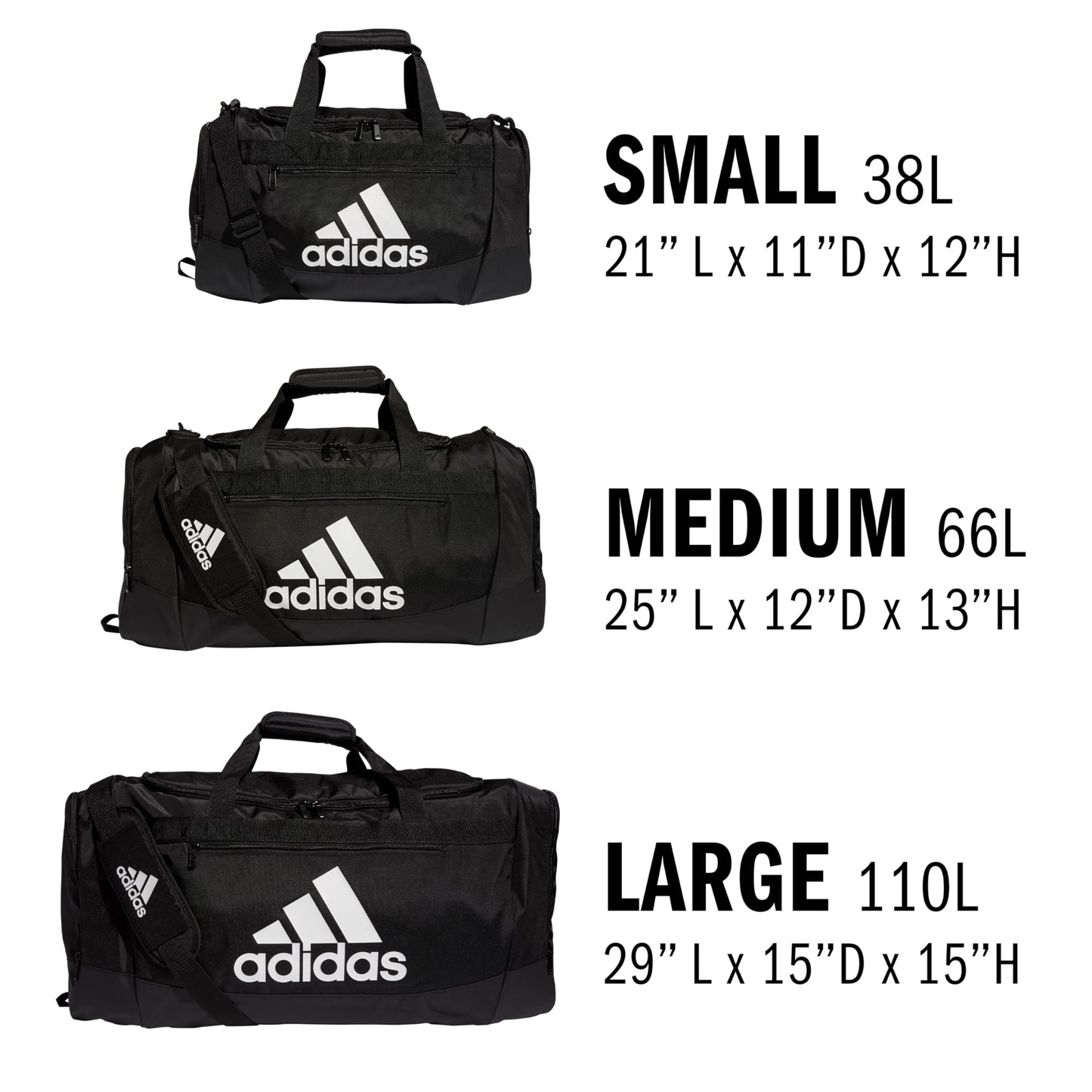 adidas Unisex Defender 4.0 Gym Duffel Bag for Men and Women
