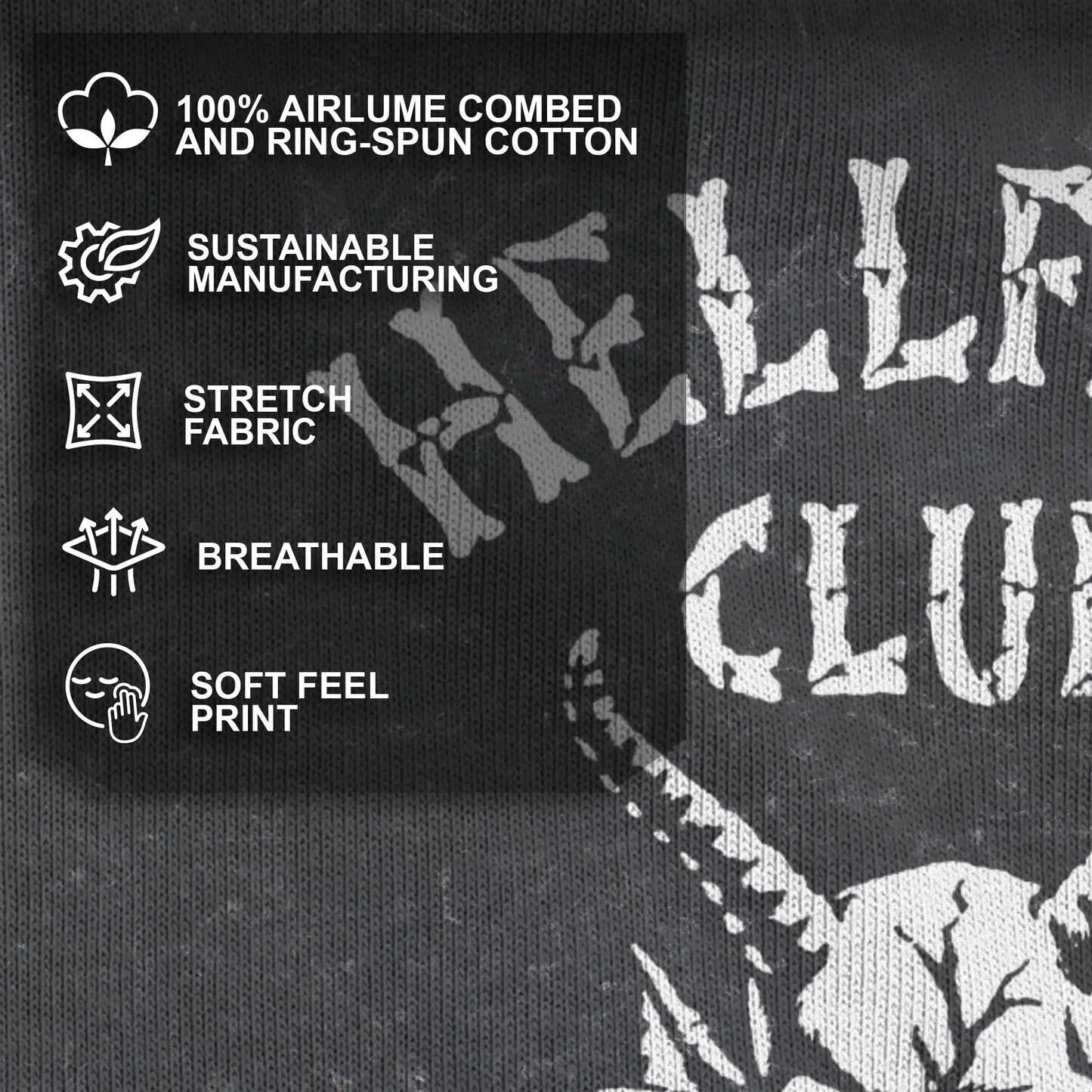 Junior's Stranger Things Skeleton Hellfire Club Demon Art T-Shirt - Black: Club Icon Logo - Large