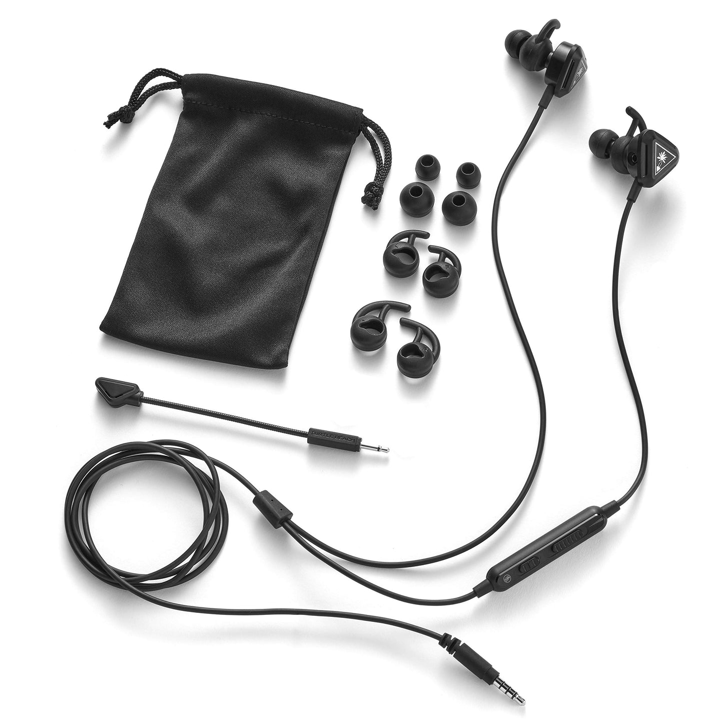 Turtle Beach Battle Buds In-Ear Gaming Headset - Mobile & PC with 3.5mm, Xbox Series X, Xbox Series S, Xbox One, PS5, PS4, PlayStation – Lightweight, In-Line Controls, Black