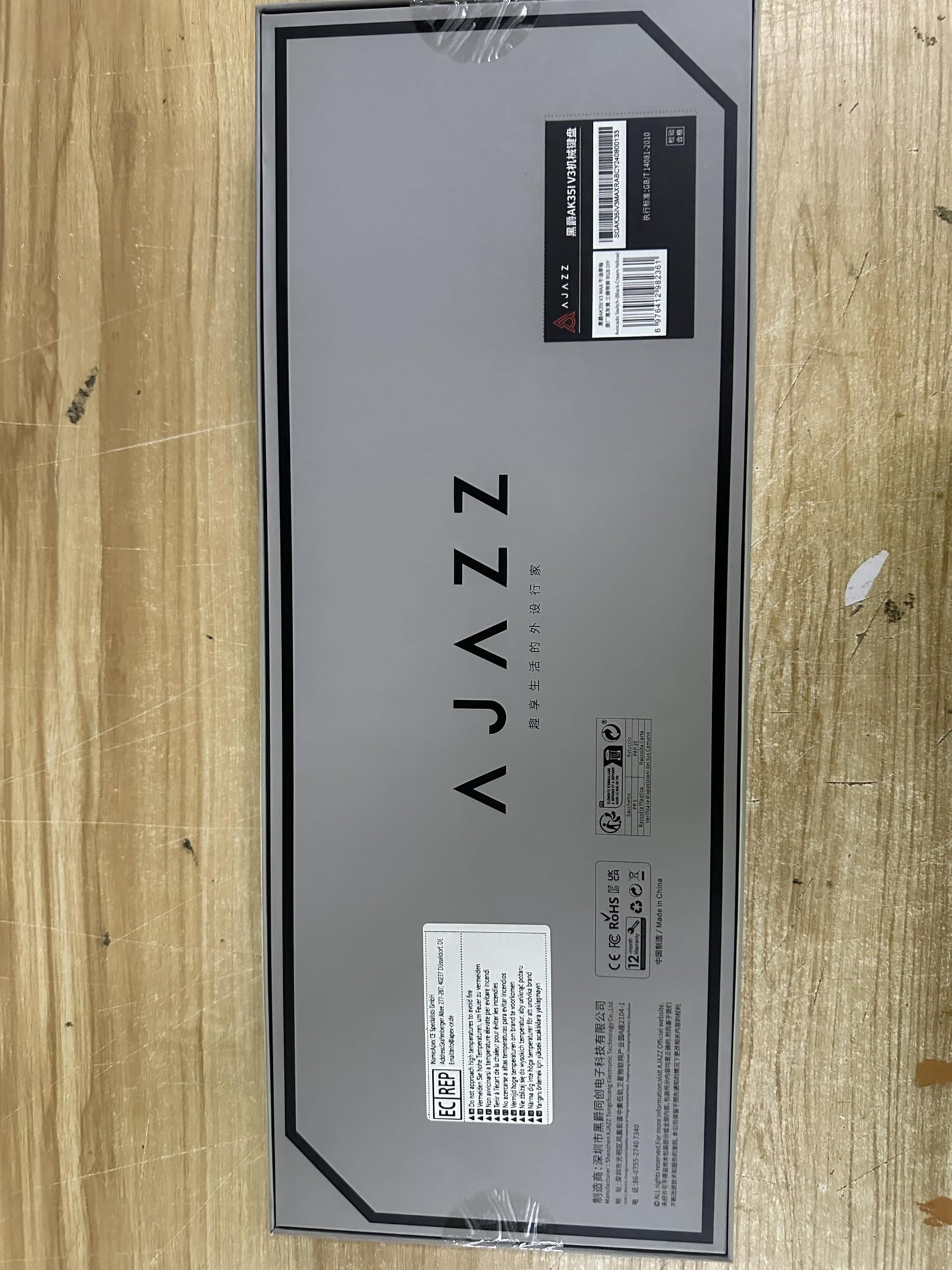 AK35I V3 Full Size RGB Gasket Mount Keyboard | 8000mAh Triple Modes Custom Keyboard with Five Layer Pad | Knob Control | Cherry Profile PBT Keycaps