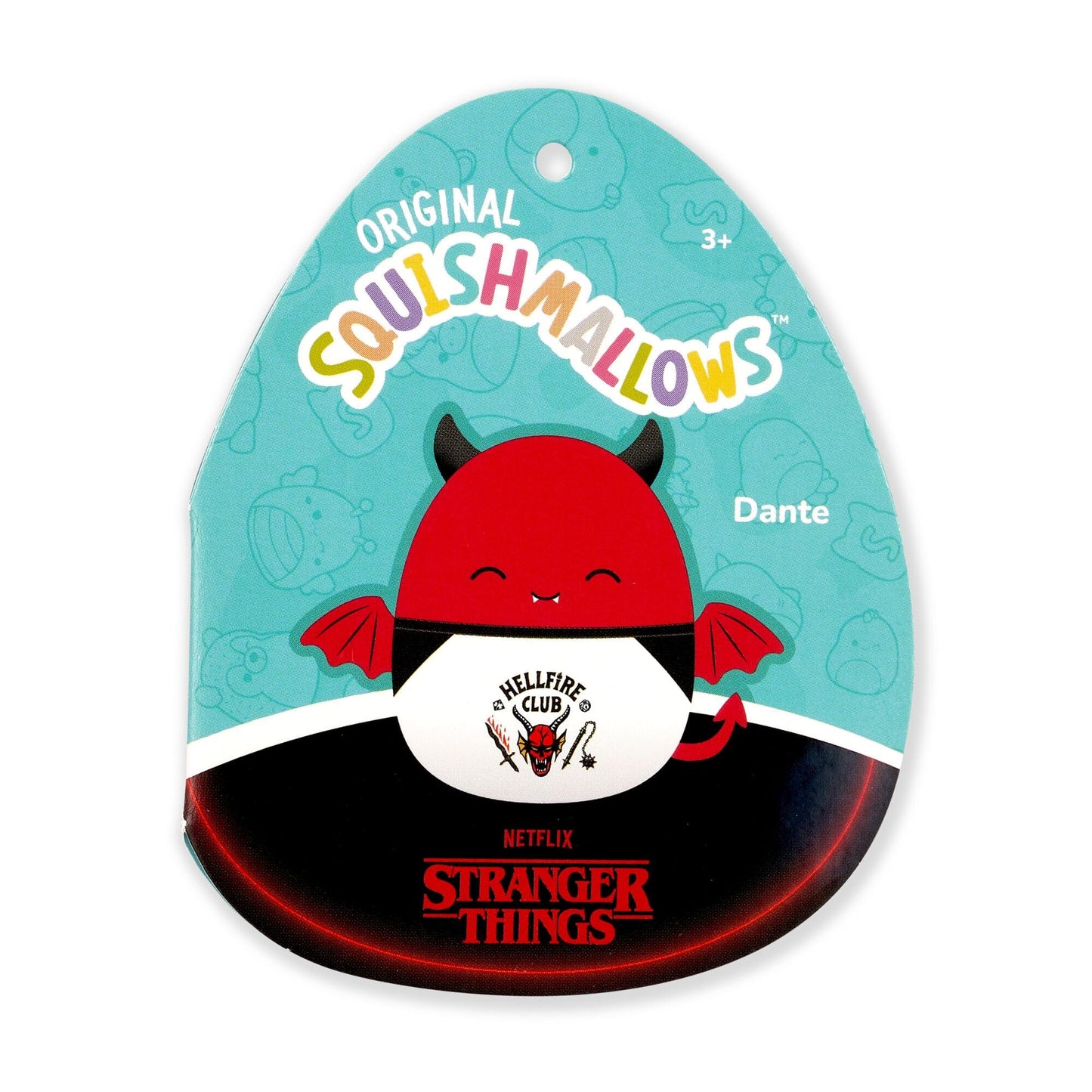 Squishmallows Original “Stranger Things” 12in Dante The Devil Plush - Official Jazwares Plush (Medium-Sized)