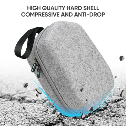 sarlar Hard Carrying Case Compatible with Meta Quest 3S/Quest 3/Oculus Quest 2/Vision Pro Official Original/Elite Strap VR Headset and Controller Accessories, Suitable for Travel and Home Storage