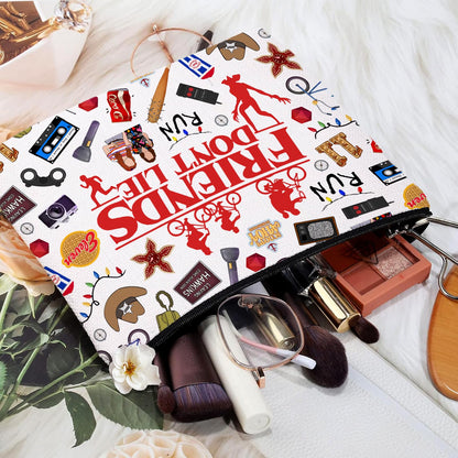 Friendship Makeup Bag Cool Thing Merchandise Gifts Inspirational Quote Cosmetic Pouch Friend Gifts for Women BFF Bestie Sister Travel Toiletry Organizer Christmas Birthday Graduation Pencil Case