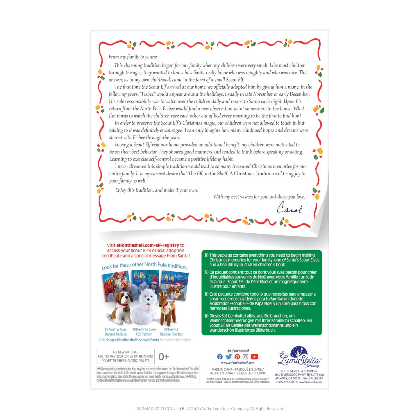 The Elf on the Shelf: A Christmas Tradition - Boy Scout Elf with Blue Eyes - Includes Artfully Illustrated Storybook, Keepsake Box and Official Adoption Certificate