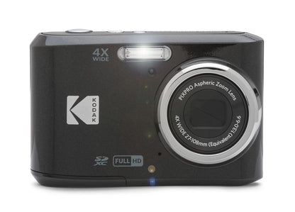KODAK PIXPRO Friendly Zoom FZ45-BK 16MP Digital Camera with 4X Optical Zoom 27mm Wide Angle and 2.7" LCD Screen (Black)