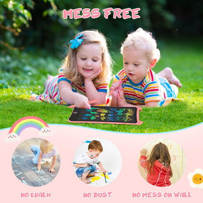 EooCoo Toddler Toys, LCD Writing Tablet for Kids 2 Pack, Kids Stocking Stuffers Toddler Travel Essentials Drawing Pad, No Mess Coloring Books, Road Trip Activities, Age 3-5 Boy Girl Gifts - 8.5 Inch