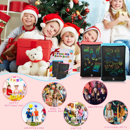 EooCoo Toddler Toys, LCD Writing Tablet for Kids 2 Pack, Kids Stocking Stuffers Toddler Travel Essentials Drawing Pad, No Mess Coloring Books, Road Trip Activities, Age 3-5 Boy Girl Gifts - 8.5 Inch