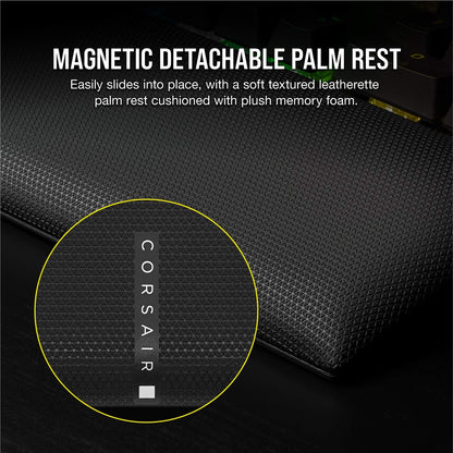 Corsair K100 RGB Optical-Mechanical Wired Gaming Keyboard - OPX Switches - PBT Double-Shot Keycaps - Elgato Stream Deck and iCUE Compatible - QWERTY NA Layout - Black