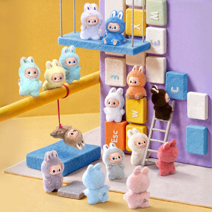 POP MART The Monster PIN for Love Series - Vinyl Plush Pendant Blind Box (A-M), Labubu Collectible Toys, Holiday Birthday Gifts for Girls and Boys, Single Box