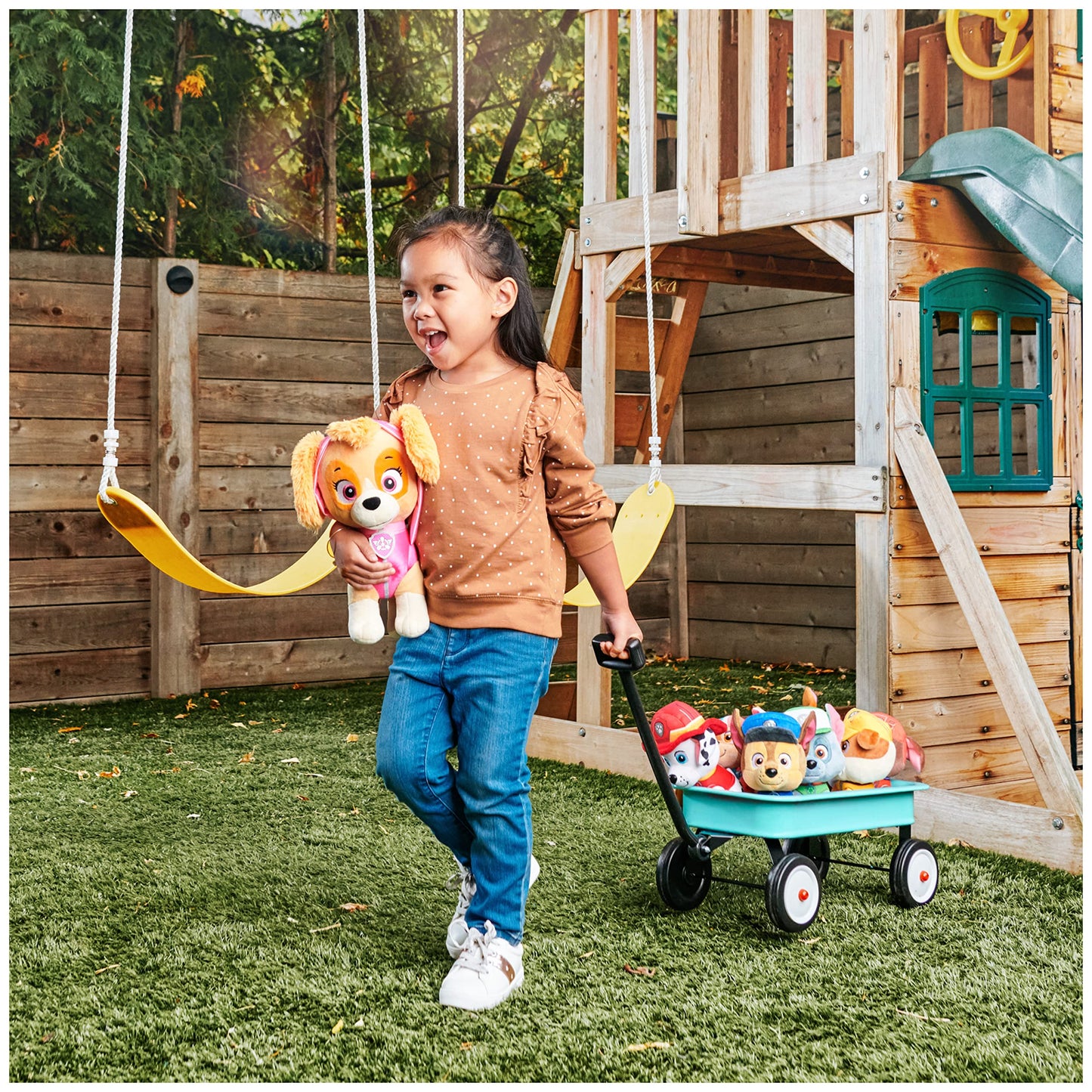 GUND Official PAW Patrol Rubble in Signature Construction Uniform Plush Toy, Stuffed Animal for Ages 1 and Up, 6" (Styles May Vary)