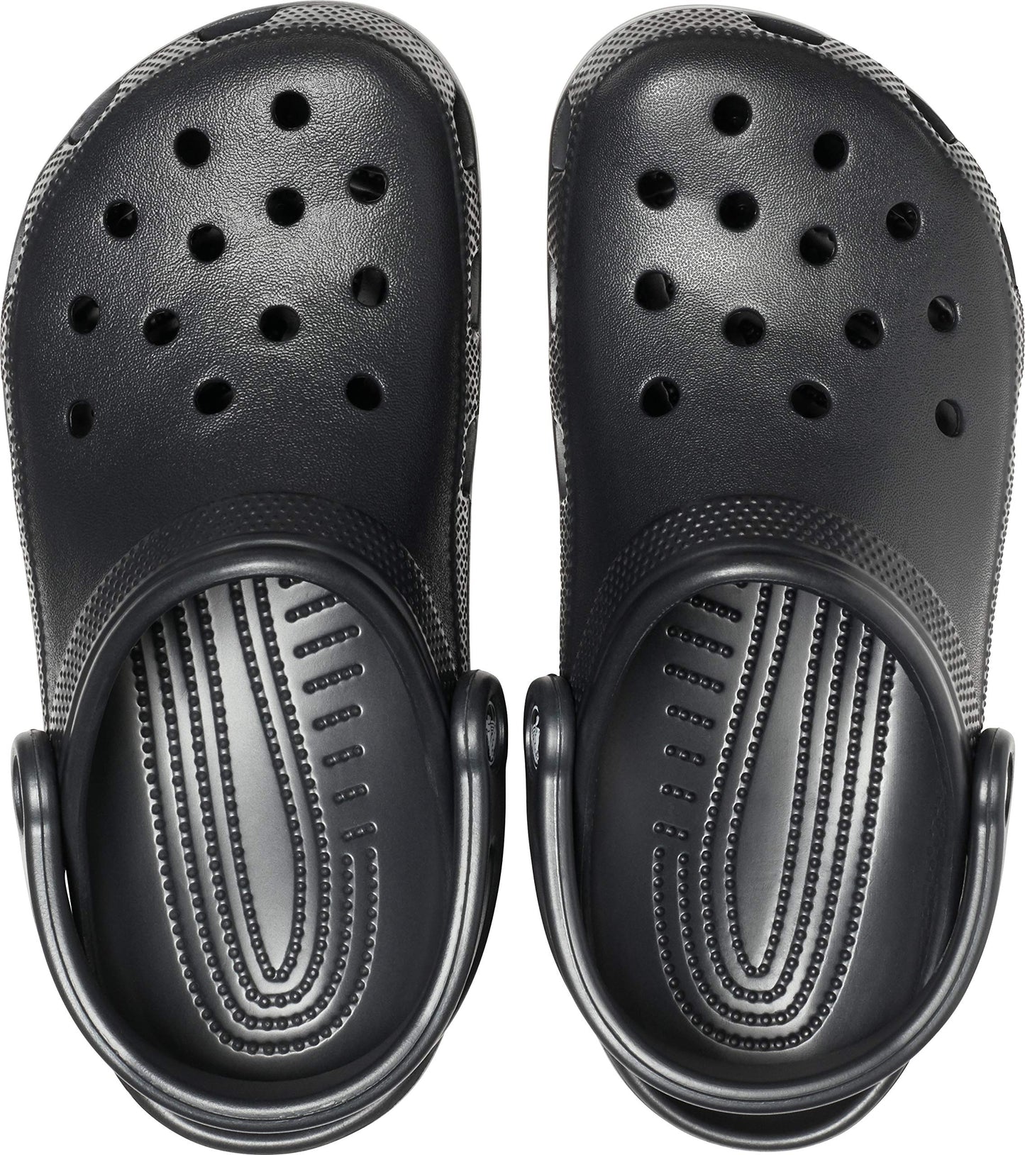 Crocs Unisex-Adult Classic Clogs, Black, 11 Men/13 Women